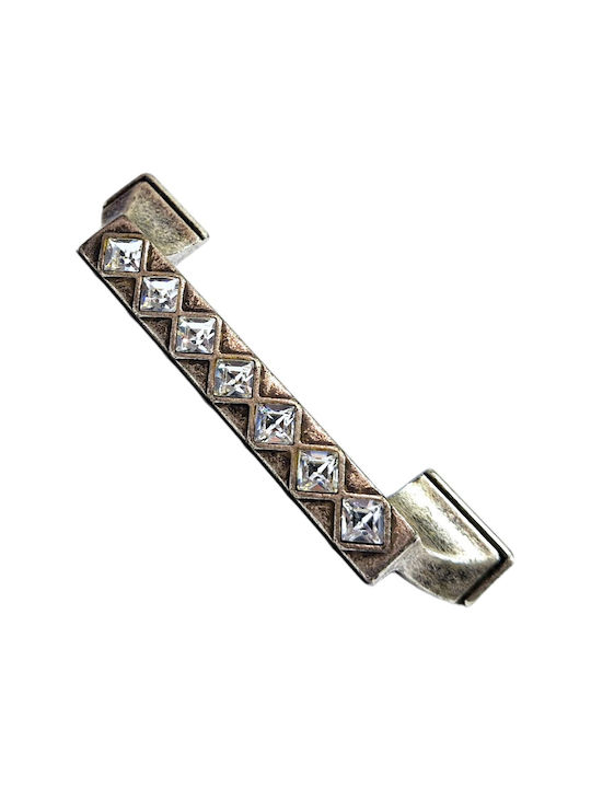 Italian Handle Swarovski Euro-fer 0127-096-swa1 Diameter 9.6cm
