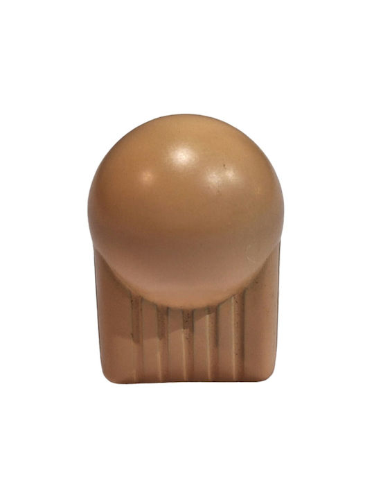 Italian Furniture Knob Eureka 0106-som1 Satin Plastic Diameter 21