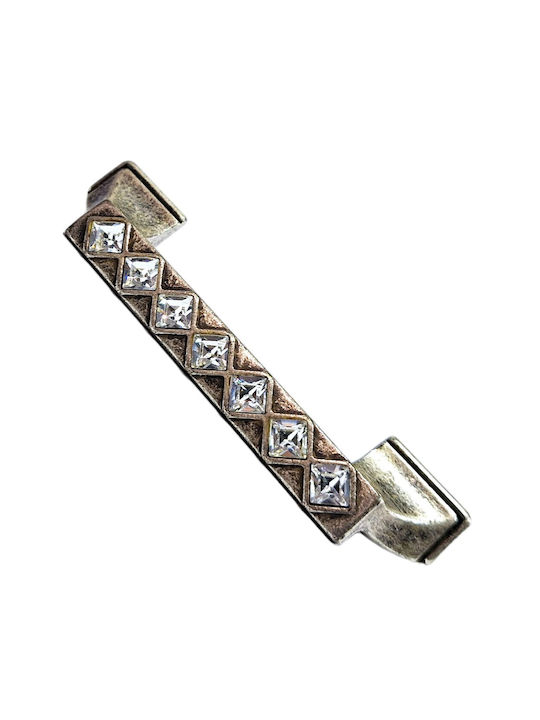 Italian Handle Swarovski Euro-fer 0127-096-swa1 Diameter 9.6cm