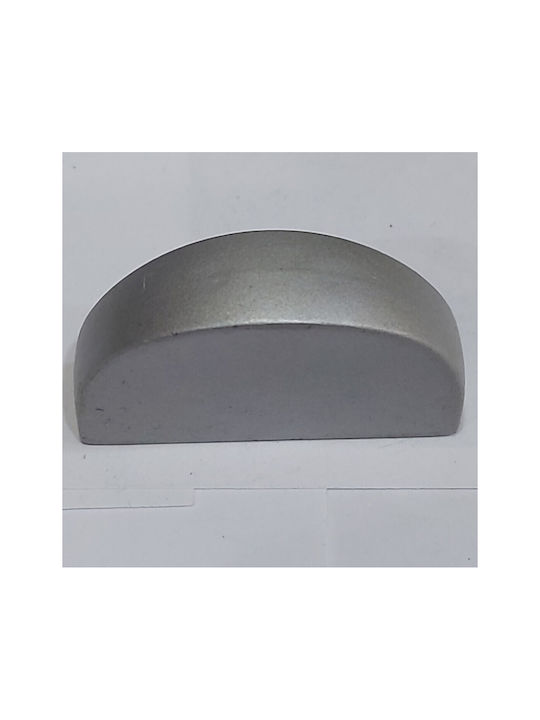 Italienischer Möbelgriff Eureka 0995-032-10c1 Chrom matt 3,2cm Durchmesser