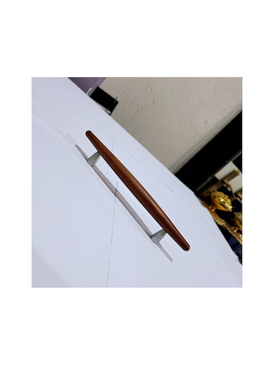 Wooden Italian Furniture Handle Eureka 5501-128-cil1 Zamak Cherry Dimension 12.8cm