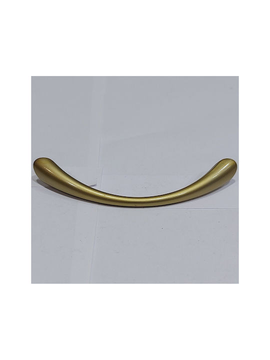 Mâner pentru mobilier Eureka 11078-096-may Auriu-mat Dimensiune 9,6cm