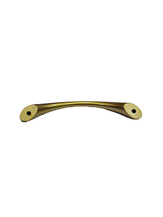 Mâner pentru mobilier Eureka 11078-096-may Auriu-mat Dimensiune 9,6cm