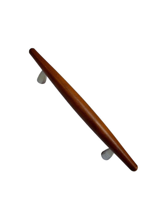 Wooden Italian Furniture Handle Eureka 5501-128-cil1 Zamak Cherry Dimension 12.8cm