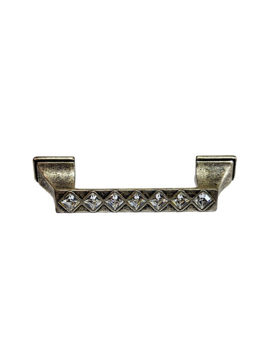 Italian Handle Swarovski Euro-fer 0127-096-swa1 Diameter 9.6cm