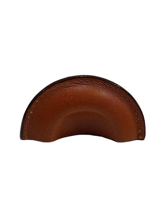 Buton Din Piele Daneze pentru Mobilier Furnipart 7104-kaf1 Lungime Totală 3,2cm Culoare Full Face Maro Piele