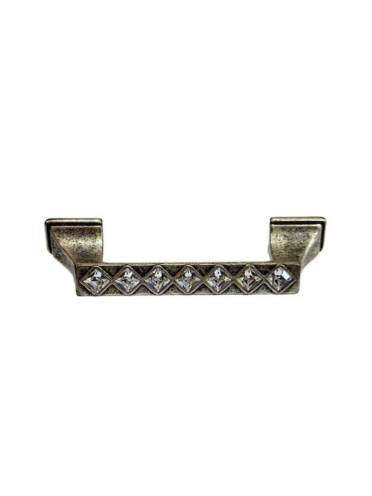 Italian Handle Swarovski Euro-fer 0127-096-swa1 Diameter 9.6cm