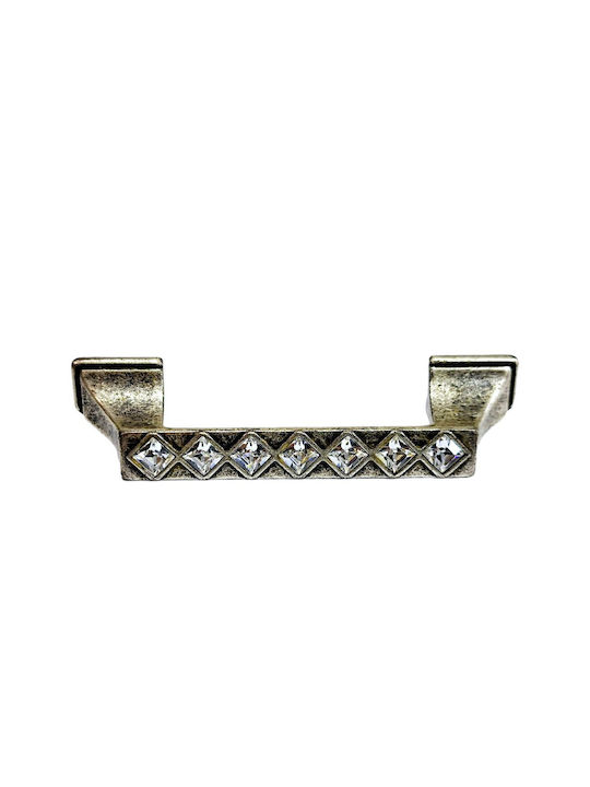 Italian Handle Swarovski Euro-fer 0127-096-swa1 Diameter 9.6cm