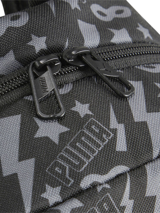 PUMA Phase Small Σχολική Τσάντα Πλάτης Γυμνασίου - Λυκείου Μαύρη 13lt