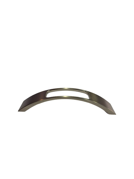Mâner pentru mobilier Furnipart 7501-160-0g Culoare Full Face Argintiu Dimensiune 16,0cm Nikel-mat