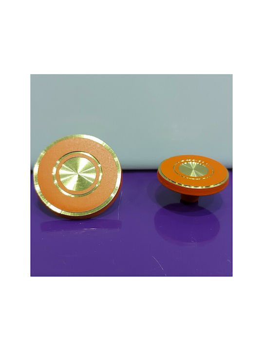 Italienisches Messing Möbelknopf Euro-fer 11040-brz2 Gold-Orange Durchmesser 25