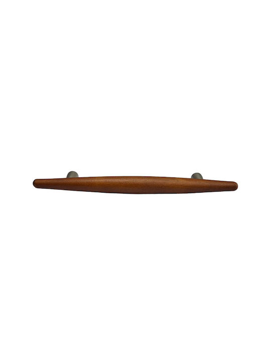 Wooden Italian Furniture Handle Eureka 5501-128-cil1 Zamak Cherry Dimension 12.8cm