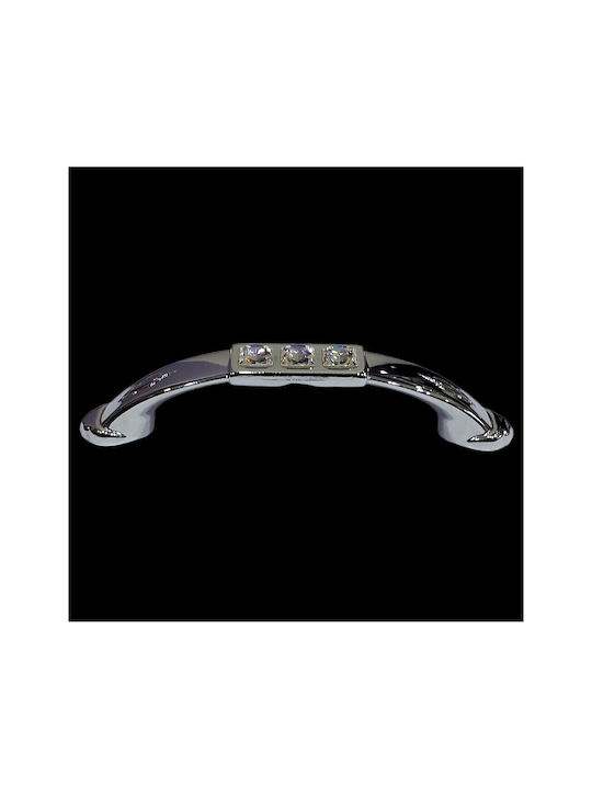 Italian Handle Swarovski Euro-fer 0129-096-swi1 Diameter 9.6cm