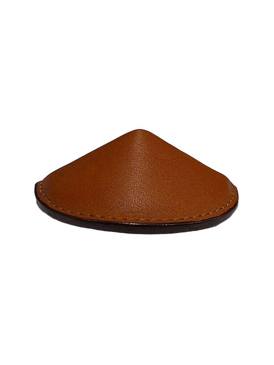Buton Din Piele Daneze pentru Mobilier Furnipart 7104-kaf1 Lungime Totală 3,2cm Culoare Full Face Maro Piele