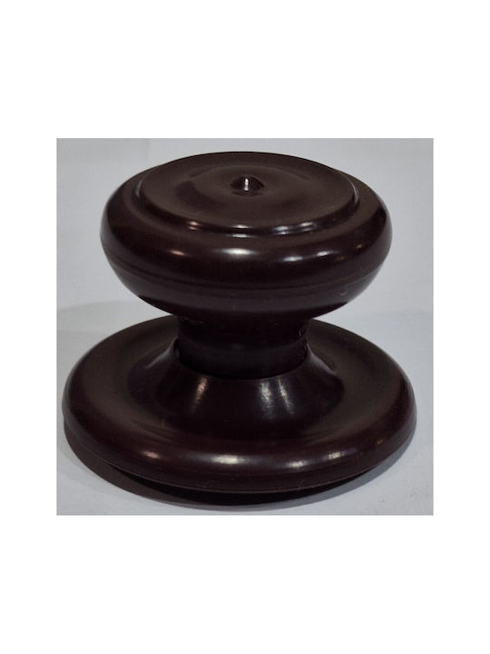 Ιταλικό Πόμολο Επίπλου Eureka 11055-000-pla1 Μπορντω-πλαστικο Φ.30