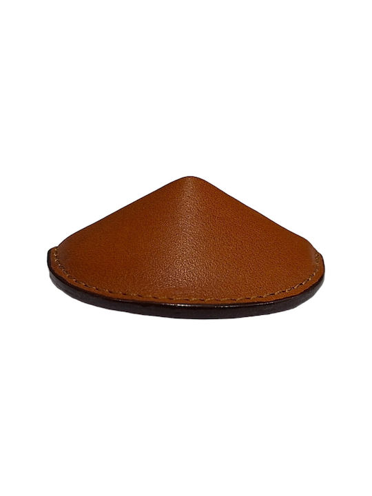 Buton Din Piele Daneze pentru Mobilier Furnipart 7104-kaf1 Lungime Totală 3,2cm Culoare Full Face Maro Piele