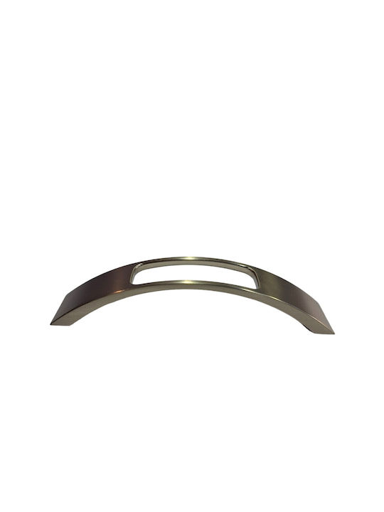 Mâner pentru mobilier Furnipart 7501-160-0g Culoare Full Face Argintiu Dimensiune 16,0cm Nikel-mat
