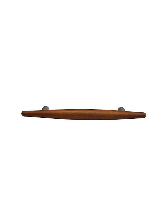 Wooden Italian Furniture Handle Eureka 5501-128-cil1 Zamak Cherry Dimension 12.8cm