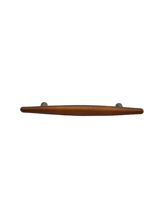 Wooden Italian Furniture Handle Eureka 5501-128-cil1 Zamak Cherry Dimension 12.8cm
