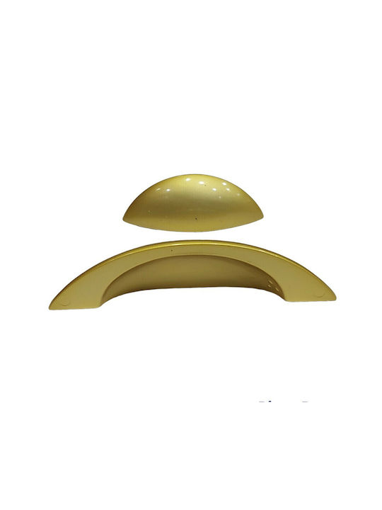 Mânere Pentru Mobilier Euro-fer 0003-20a2 Diametru 6,4cm Auriu-mat