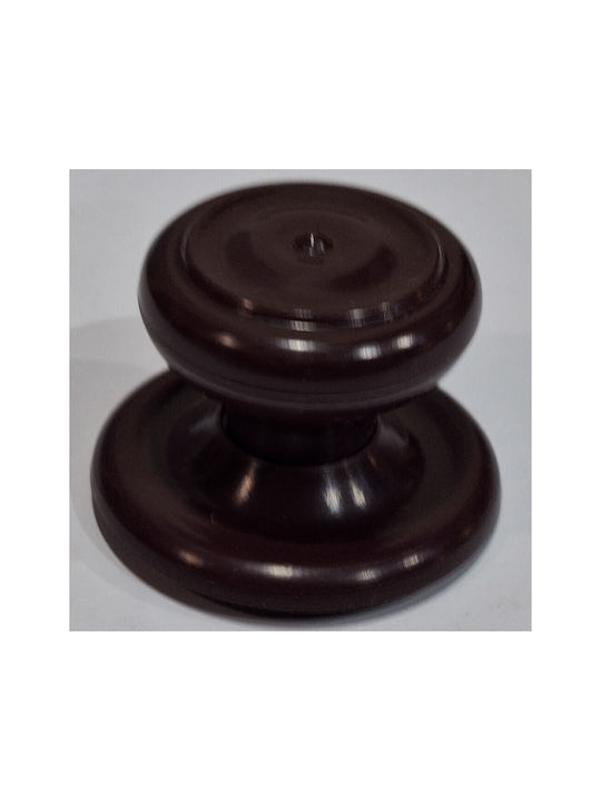 Ιταλικό Πόμολο Επίπλου Eureka 11055-000-pla1 Μπορντω-πλαστικο Φ.30
