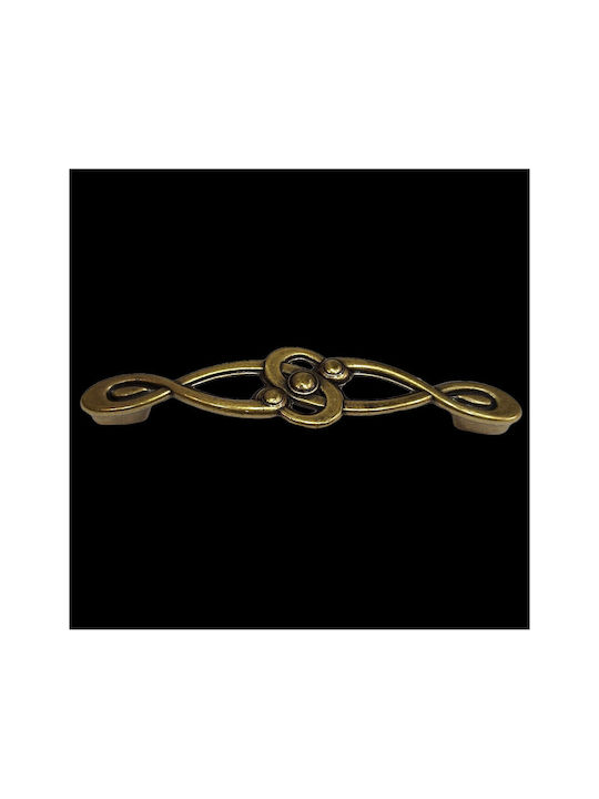 Italian Furniture Handle Euro-fer 0193-brz1 Bronze Diameter 12.8cm