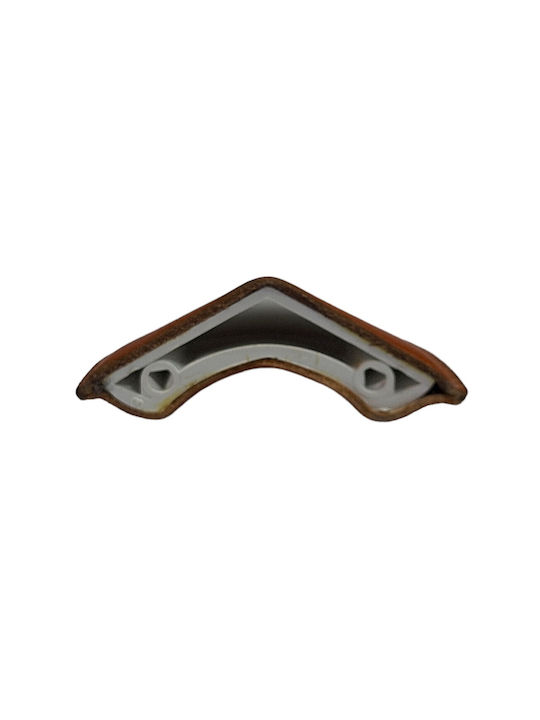 Buton Din Piele Daneze pentru Mobilier Furnipart 7104-kaf1 Lungime Totală 3,2cm Culoare Full Face Maro Piele