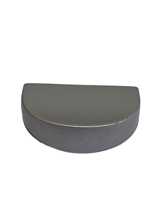Italienischer Möbelgriff Eureka 0995-032-10c1 Chrom matt 3,2cm Durchmesser
