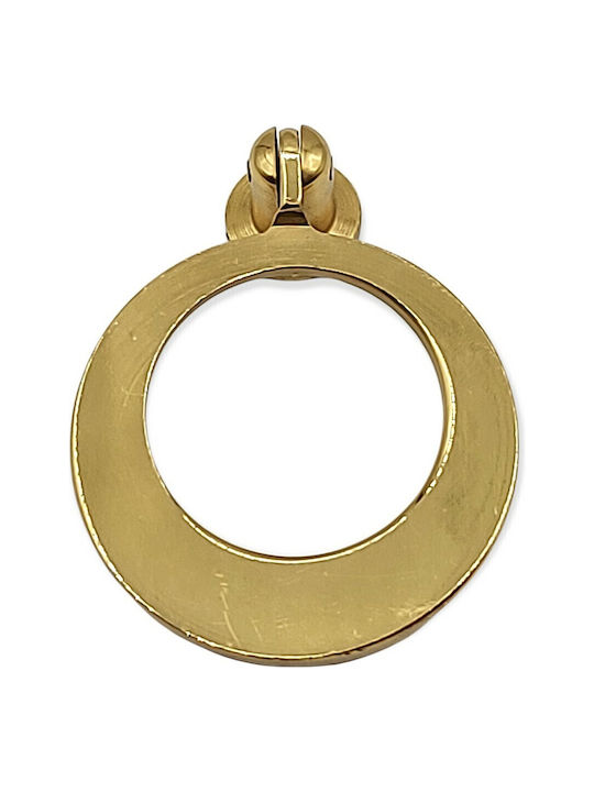 Handmade Brass Furniture Knob Omp Porro 10610-oro1 Gold Polished Diameter 45