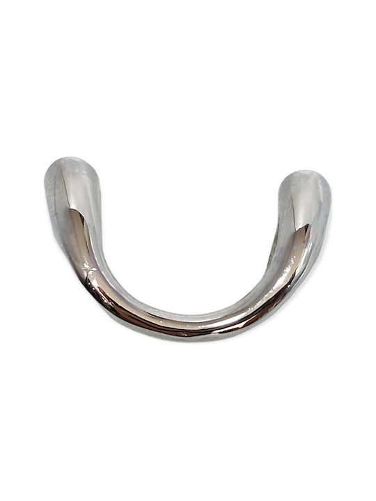 Mâner de Mobilier Italian Eureka 0477-032-ino1 Culoare Full Face Crom Lucios Dimensiune 3,2cm