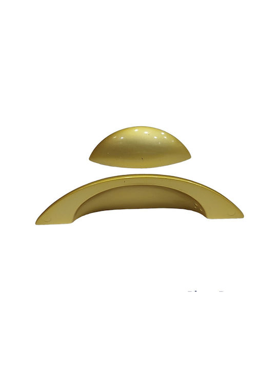Mânere pentru mobilier Euro-fer 0003-20a1 Diametru 3,2cm Auriu-mat