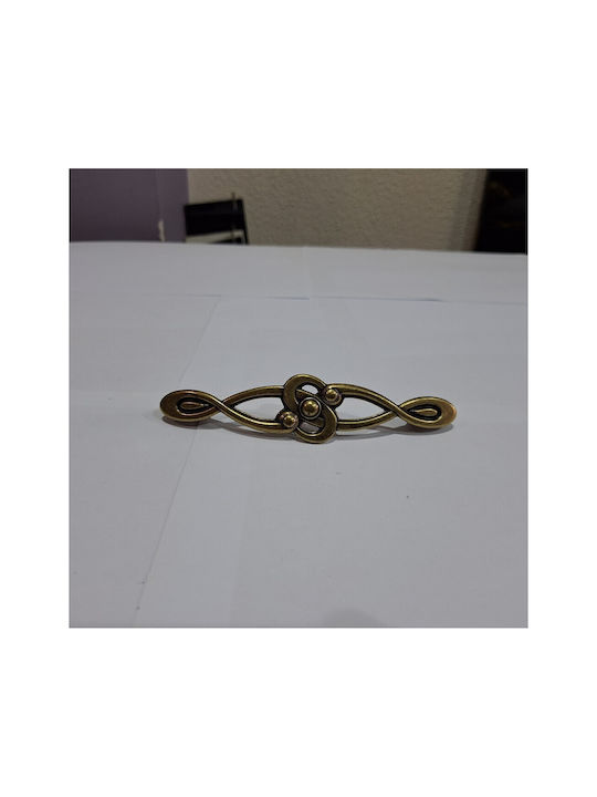 Italian Furniture Handle Euro-fer 0193-brz1 Bronze Diameter 12.8cm