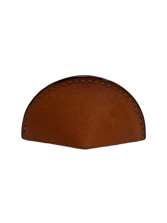 Buton Din Piele Daneze pentru Mobilier Furnipart 7104-kaf1 Lungime Totală 3,2cm Culoare Full Face Maro Piele