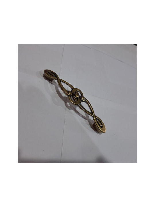 Italian Furniture Handle Euro-fer 0193-brz1 Bronze Diameter 12.8cm