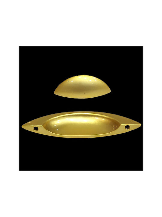 Mânere Pentru Mobilier Euro-fer 0003-20a2 Diametru 6,4cm Auriu-mat