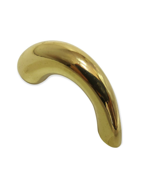 Italian Furniture Handle Eureka 0475-032 Gold 3.2cm Glossy