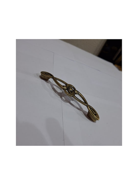 Italian Furniture Handle Euro-fer 0193-brz1 Bronze Diameter 12.8cm