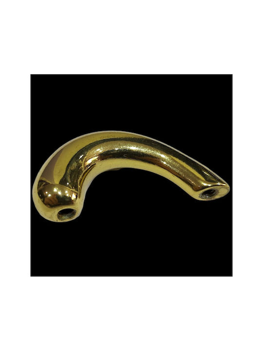 Italian Furniture Handle Eureka 0475-032 Gold 3.2cm Glossy