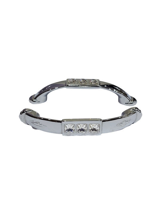 Italian Handle Swarovski Euro-fer 0129-096-swi1 Diameter 9.6cm