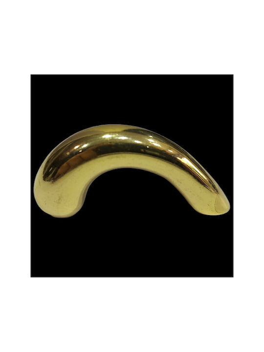 Italian Furniture Handle Eureka 0475-032 Gold 3.2cm Glossy