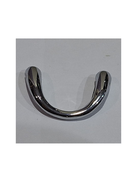 Mâner de Mobilier Italian Eureka 0477-032-ino1 Culoare Full Face Crom Lucios Dimensiune 3,2cm
