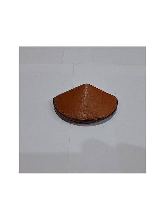 Buton Din Piele Daneze pentru Mobilier Furnipart 7104-kaf1 Lungime Totală 3,2cm Culoare Full Face Maro Piele