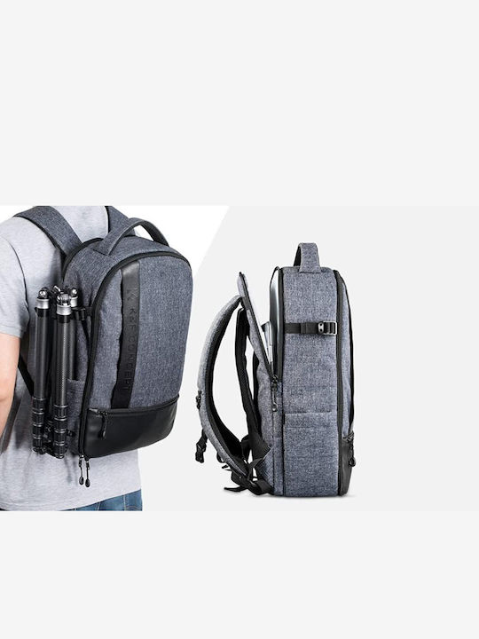 K&F Concept Ghiozdan de Spate Școala Gimnazială-Liceu Multicolor cu Husă pentru Sticlă de Apă 15 Litri