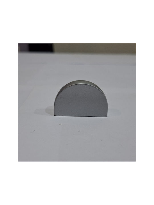 Italienischer Möbelgriff Eureka 0995-032-10c1 Chrom matt 3,2cm Durchmesser