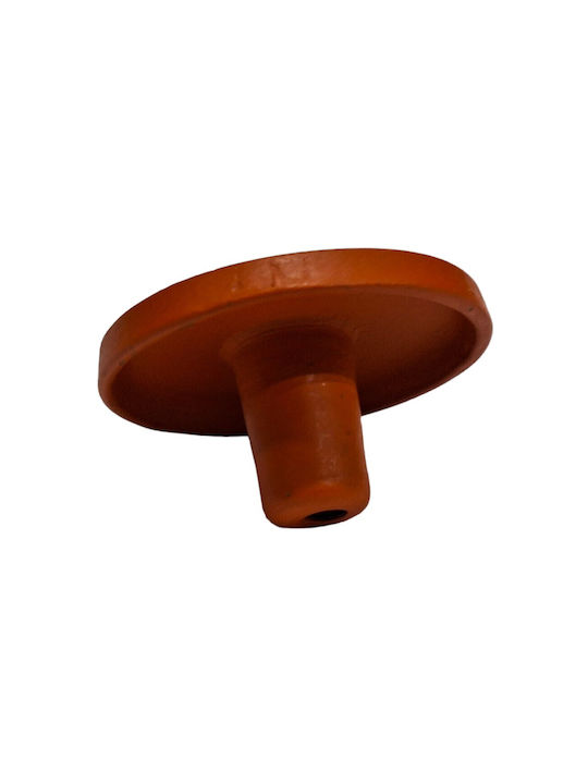 Italienisches Messing Möbelknopf Euro-fer 11040-brz2 Gold-Orange Durchmesser 25
