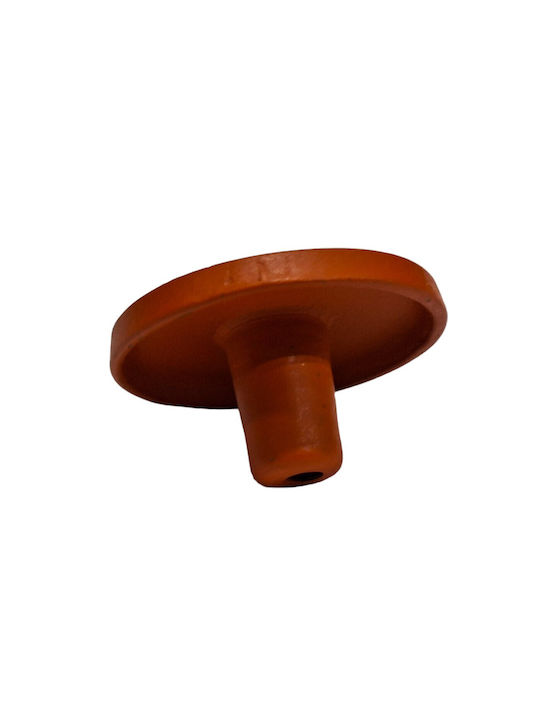 Italienisches Messing Möbelknopf Euro-fer 11040-brz2 Gold-Orange Durchmesser 25