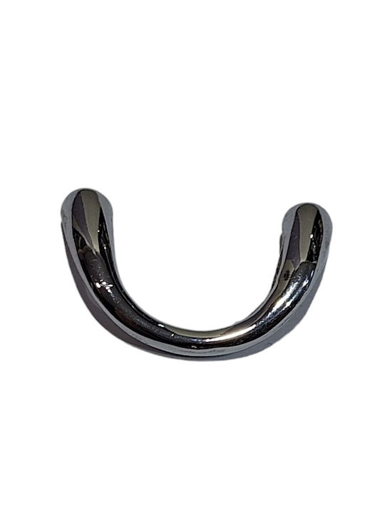 Mâner de Mobilier Italian Eureka 0477-032-ino1 Culoare Full Face Crom Lucios Dimensiune 3,2cm