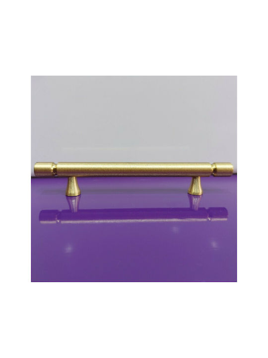 Handmade Brass Furniture Handle Omp Porro 11100-083-may Gold-Matte Diameter 8.3cm