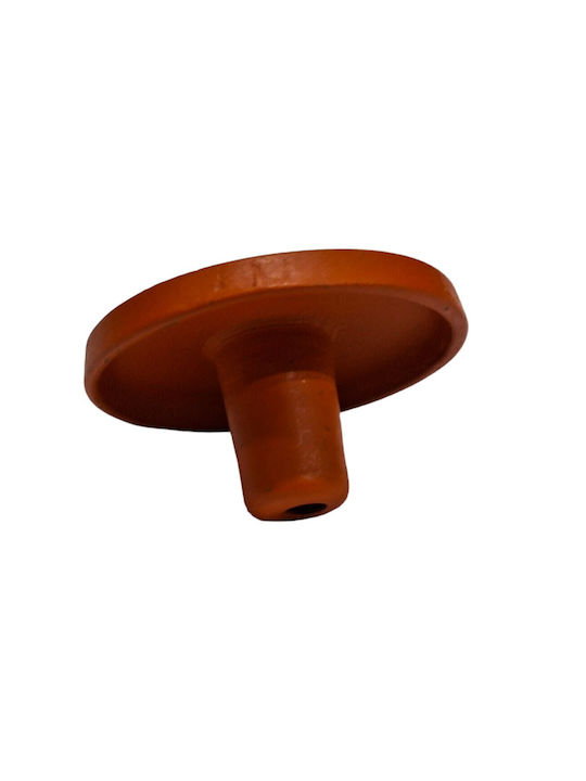 Italienisches Messing Möbelknopf Euro-fer 11040-brz2 Gold-Orange Durchmesser 25
