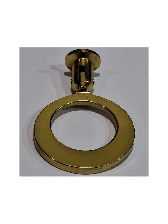 Handmade Brass Furniture Knob Omp Porro 10610-oro1 Gold Polished Diameter 45
